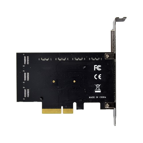 Für Desktop10 Port PCIE Erweiterungskarte PCIe SATA 3.0 Controller Adapter 6Gbps - Photo 5/5