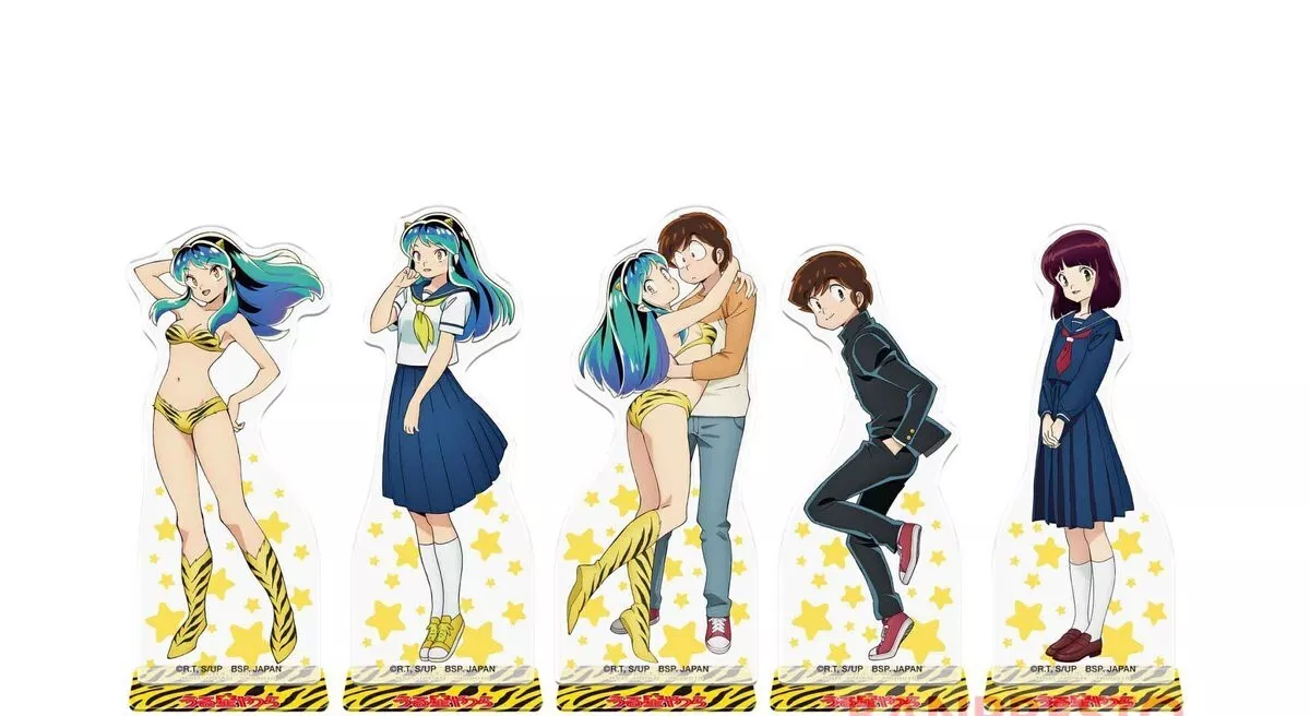 Aitai☆Kuji Urusei Yatsura All Stars Cafe Goods Acrylic Magnet BLIND PACKS