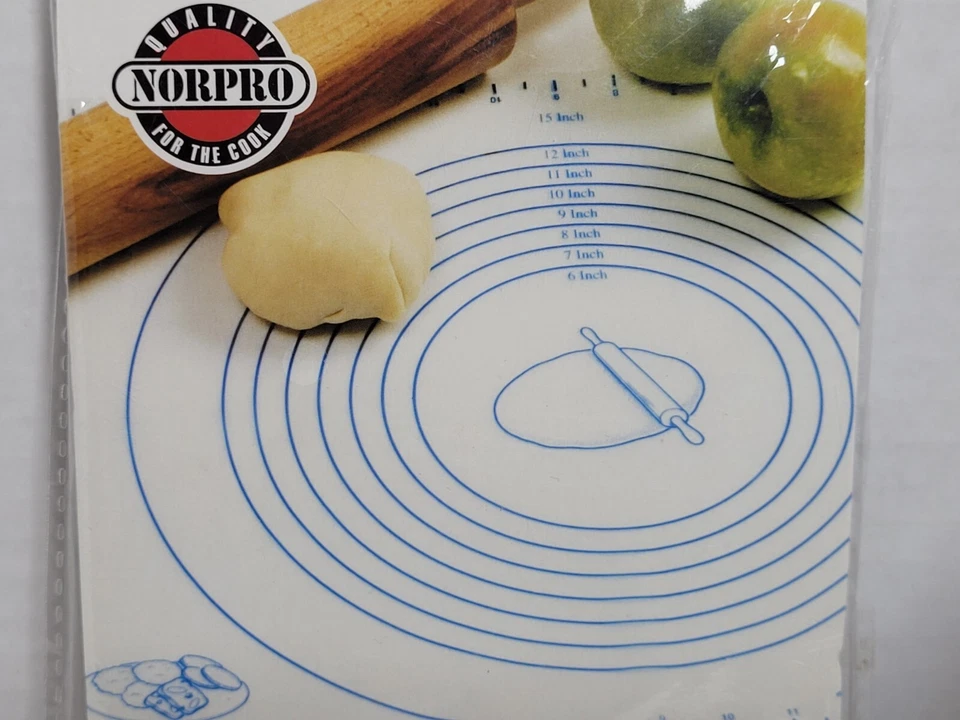Norpro Silicone Pastry Mat With Measures Measurements/Baking Sheet Liner Foto 2 de 4