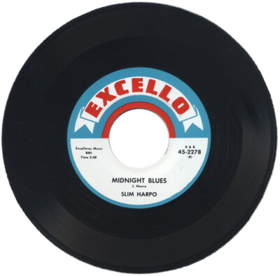 SLIM HARPO ''MIDNIGHT BLUES c/w SHAKE YOUR HIPS'' 1965 LOUISIANA JUMP BLUES