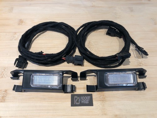 Kit d'éclairage puits de pied arrière Skoda Kodiaq avec harnais, supports et lumières - Photo 2/4