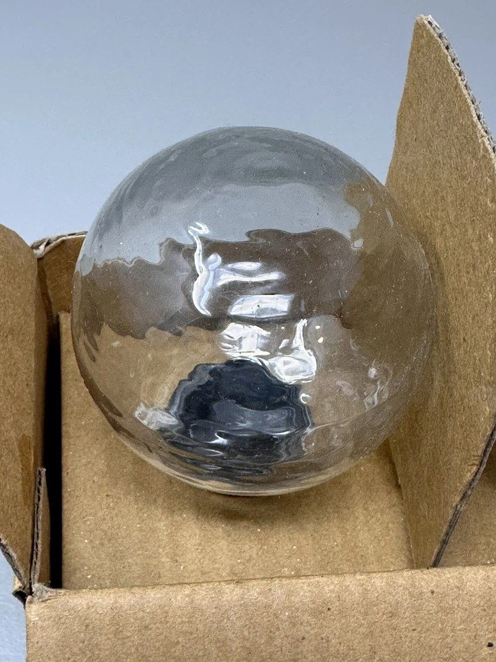 Pacote com 2 acabamentos de haste redonda cortina globo de vidro transparente Ikea Heligt 102.194.18 - Imagem 3 de 4