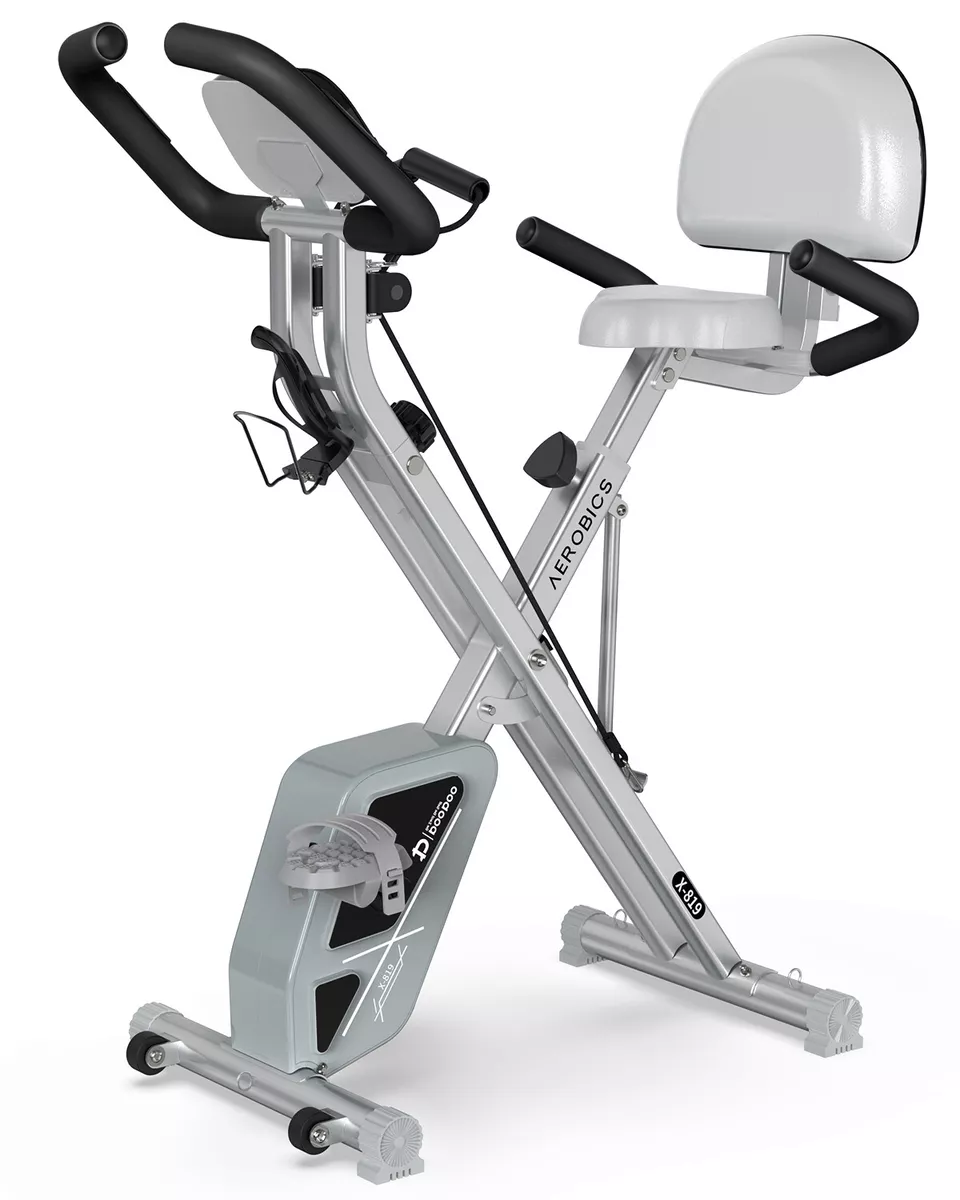 Pooboo Indoor Exercise Bike Stationary Cycling Bicycle Cardio Fitness Workout