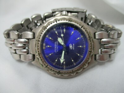 Fossil Blue Orologi Fossil Fossil Blue Men's Watch Silver Toned