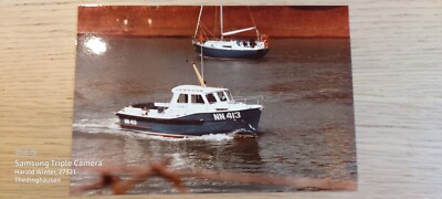 Foto Fischerboot NN413 Fathom ca. 15x10cm