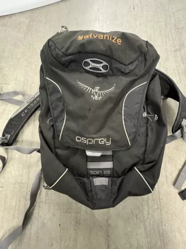 Osprey Backpack Spin 22 Bicycle Laptop Padded With Bag Commuter Black Pockets