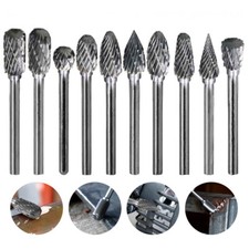 10 Stück Hartmetallfräser für Bohrer und S...