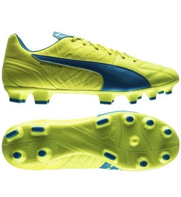 Puma evoSPEED 3.4 Lth Fußballschuhe Gr. 44 UK 9.5 Herren Rasenschuh Fussball
