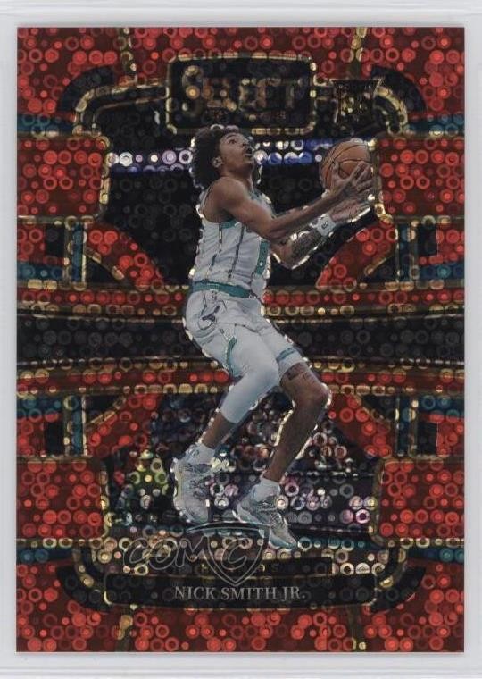 2023-24 Panini Select Concourse Red Disco Prizm 29/49 Nick Smith Jr #89 9cr