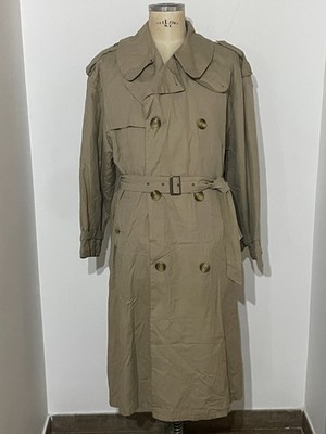 GIORGIO ARMANI Trench 80's SportWear Doppelbrust Coat Baumwolle Wasserdicht