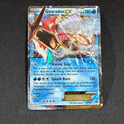 GYARADOS EX 26/122 Holo EX Rare BREAKpoint Pokemon MP MP