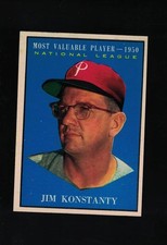 1961 Topps  Baseball Jim Konstanty MVP 1959 #479 *PHILLIES*   *NRMT*