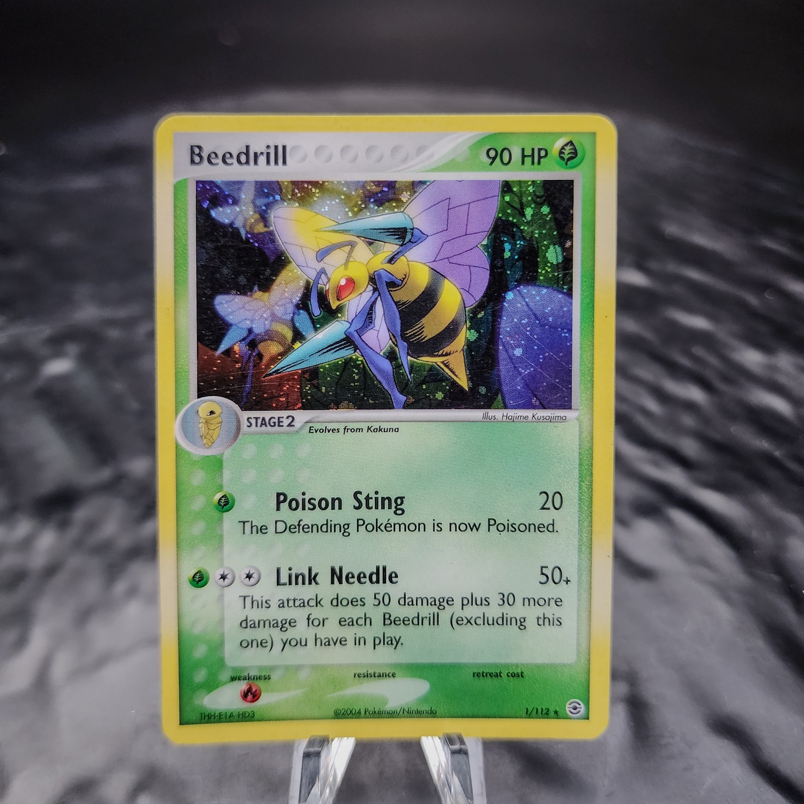 Beedrill 1/112 FireRed+LeafGreen Rev Holo Pokemon TCG Ultra Rare Card 2004🔥
