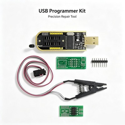 CH341A 24 25 Series EEPROM Flash BIOS USB Programmer Module + SOP8 Test Clip