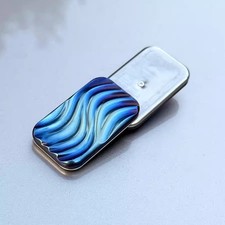 EDC Wave Titanium Alloy Unlimited Push Magnetic Haptic Slider Fidget Slider Gift
