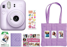 FUJIFILM Instax Mini 12 Holiday Bundle 2025 - Lilac Purple