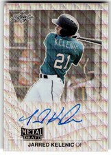 2019 Leaf Metal Draft Jarred Kelenic 1990 Auto Silver Wave #/30 #LT-JK1