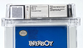 Paperboy 1-2 Set Nintendo NES New 1988 Factory Sealed WATA Graded TOP POP