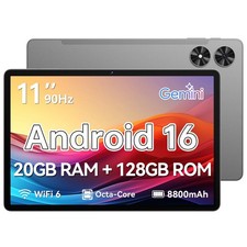 Tablet 11 inch Android 16 Tablet, Gray