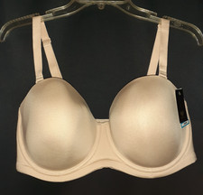 NEW WACOAL Size 38DDD Strapless Bra Beige 854119 Red Carpet Underwire