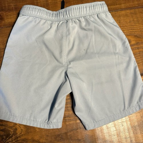 Pair 2 Hurley Boys Shorts Size 7/8 Tan Grey - Picture 6 of 19
