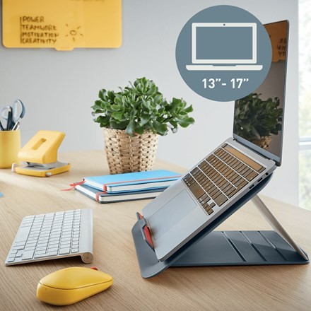 4002432129362 Leitz Ergo Cosy Laptop-Ständer Grau 43,2 cm (17") LEITZ - Bild 2 von 5