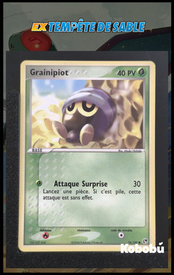 Pokemon Karte Grainipiot 76/100 Ex Sandsturm TDS Block EX FR 2