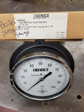 Terrace 500XGG Model 500XB 6" Dial 0-100psi Back Mount Pressure Gauge