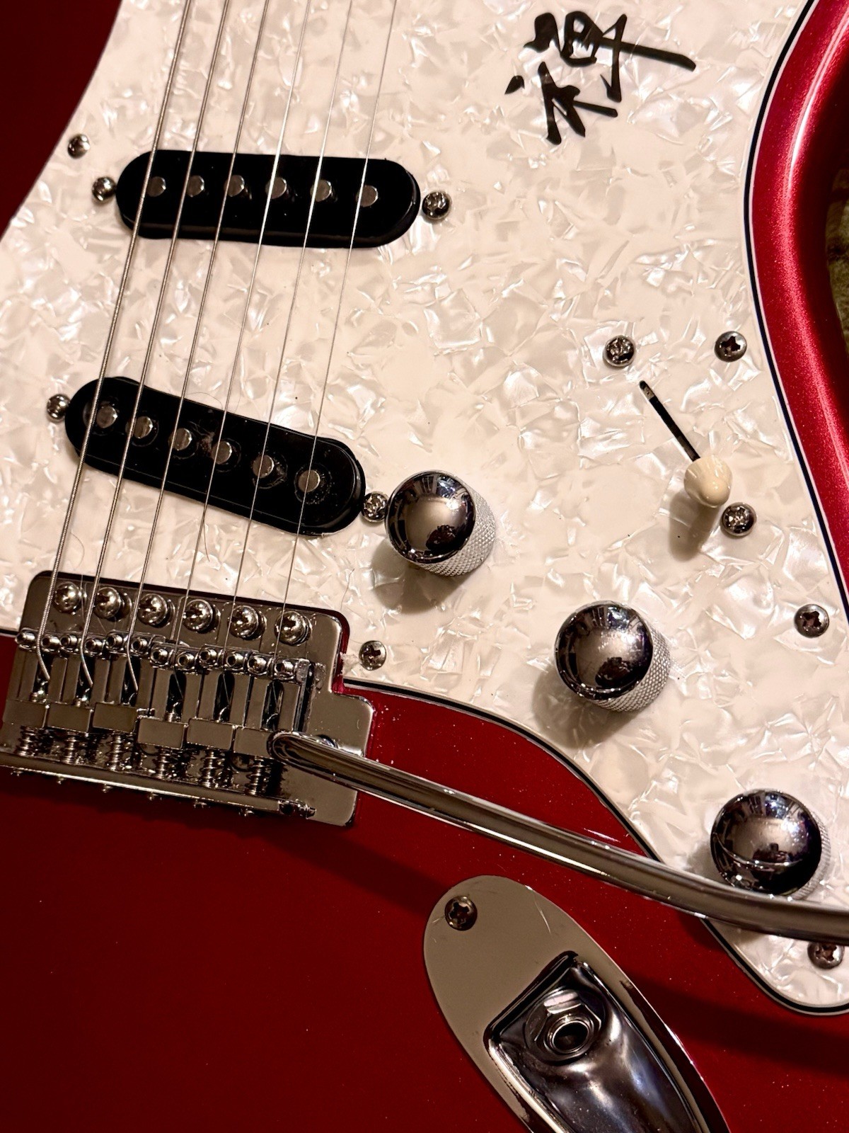 Squier Affinity Stratocaster “ZEN” 2004 Candy Apple Red Guitar