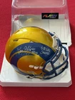 VAN JEFFERSON RAMS Signed FLASH Mini Helmet SB LVI CHAMP Beckett WW21608