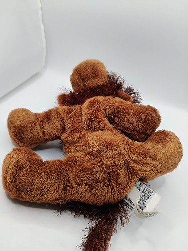 Ganz Webkinz Brown Dog Plush Puppy Shaggy 9" Stuffed Animal Toy HM195 No Code - Picture 5 of 5