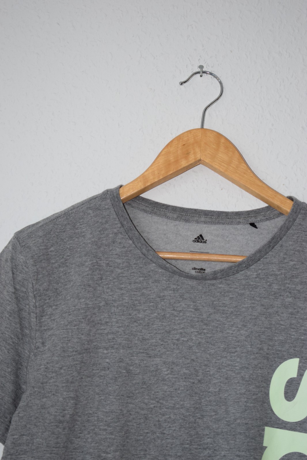 Adidas Men's Climalite Cotton Graphic T-Shirt - Heather Grey image 3