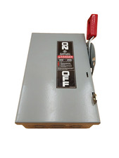 GE THN3321 Safety Disconnect Switch 30A 3P 240V NEMA 1 Indoor Encl 30 Amp New