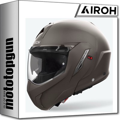 AIROH MODULAR MOTORCYCLE HELMET MTH291 MATHISSE II MATTE BRONZE SIZE XS