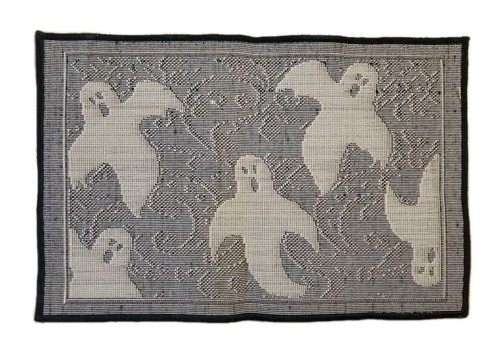 Halloween Spooky Ghosts Galore Entry Mat Doormat Rug Black - Picture 4 of 4