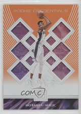 2018-19 Panini Status Rookie Credentials Orange Mo Bamba #18 0sw9