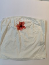 White crop top Tube. Size S