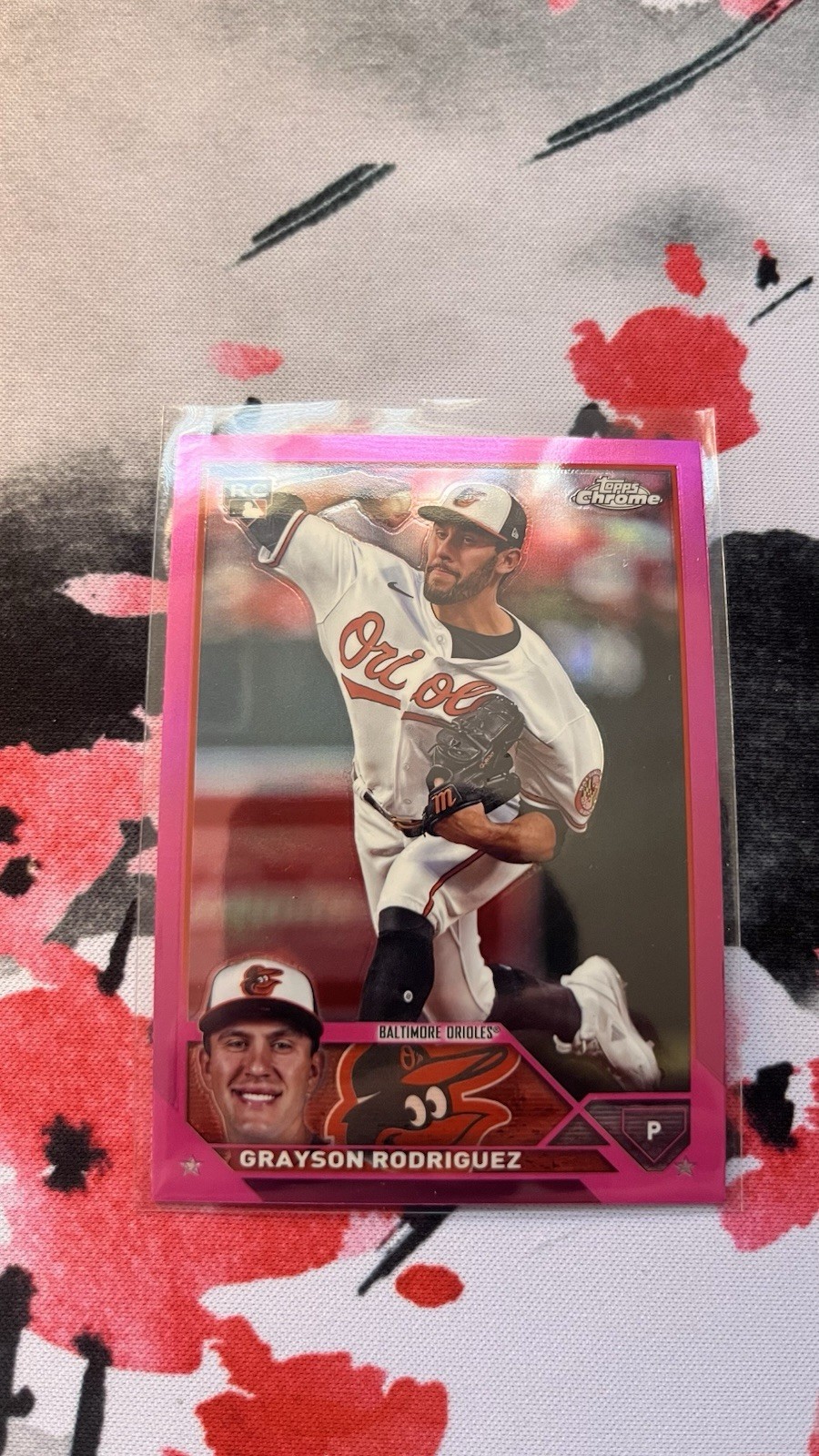 Topps 2023 Chrome Update Grayson Rodriguez #USC98 Orioles Pink Refractor