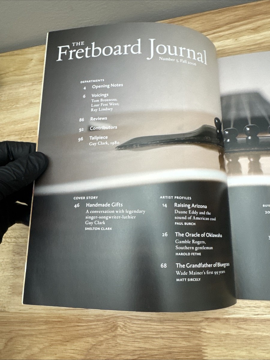 Fretboard Journal 3rd Issue Fall 2006 OUT OF PRINT | eBay