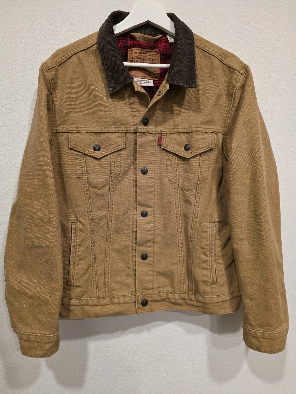 Levi’s Justin Timberlake Fresh Leaves M Blanket Lined Duck Canvas Type 3 Trucker