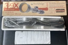 BuckRidge Horizon 3-9X40mm Blk Matte Wide Angle Rifle Scope+Box & Paperwork NIB