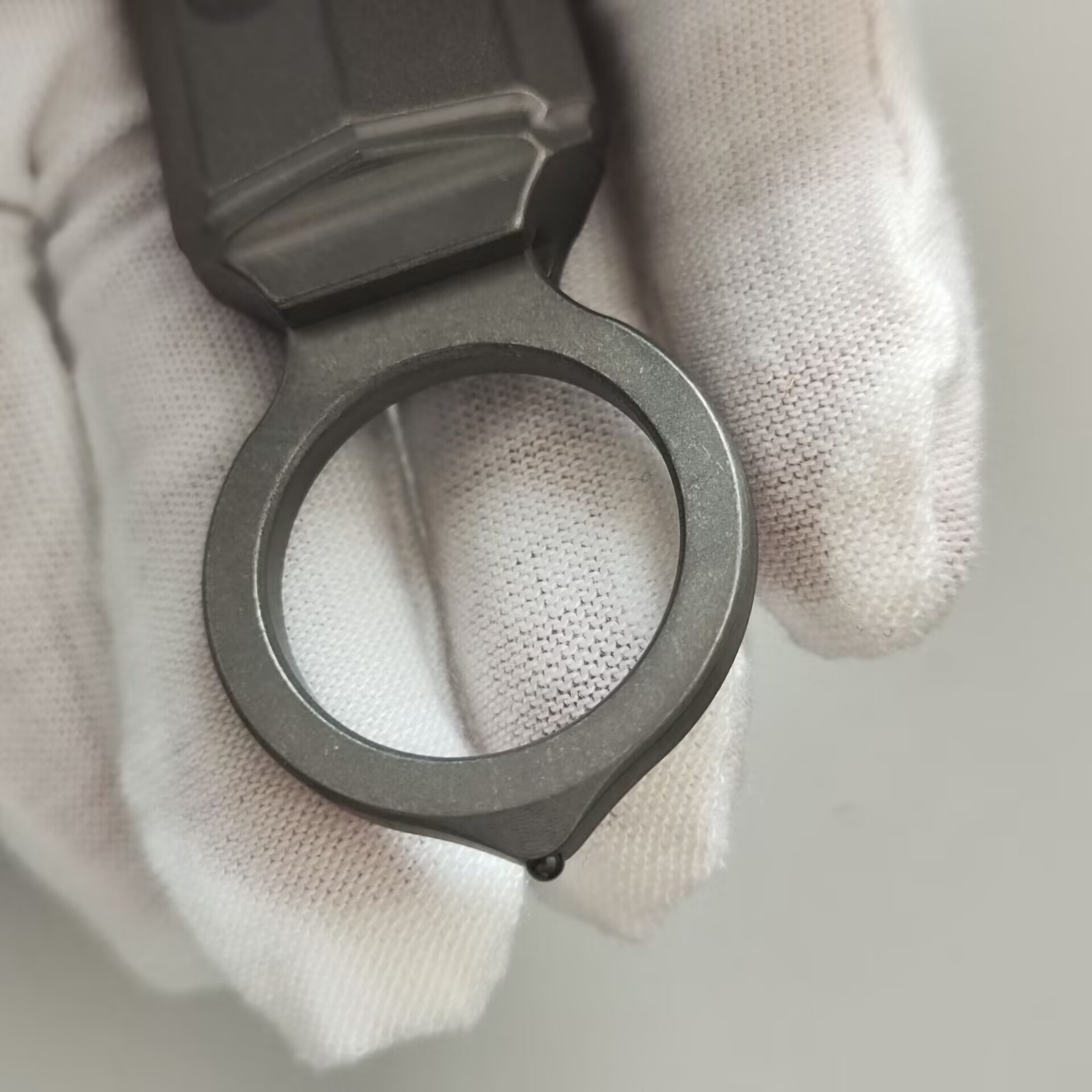 Titanium Lighter Case Cover Fits Bic J5 J3 Lighter Ring Key Chain Broken Windows