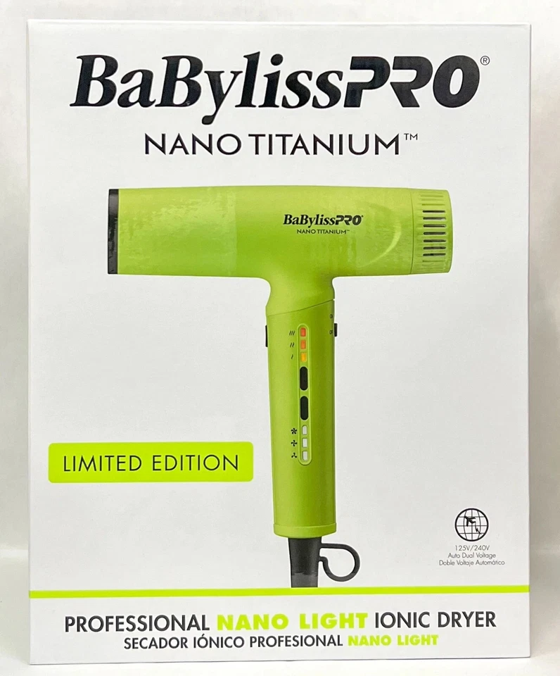 # BNTC9200NY BABYLISS PRO NANO TITANIO PROFESIONAL LIGERO IÓNICO SECADOR DE PELO Foto 2 de 4