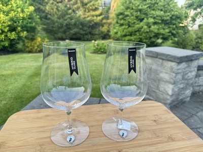 WATERFORD Crystal ELEGANCE Beer & Wine / Beverage HYBRID GLASS  27oz - Set Of 2