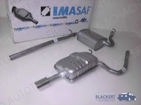 Imasaf Auspuffset Mitteltopf + Endtopf für Audi A4 + Avant 1.6 (B6/B7) 2000-2008