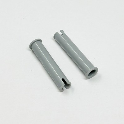 77765 LEGO Technic Pin 3L w/o Friction Ridges w/ Stop LIGHT BLUISH GRAY (2)