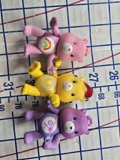 Mini 2" Care Bears PVC Figurines Bakery Crafts Set of 3 Older Pieces