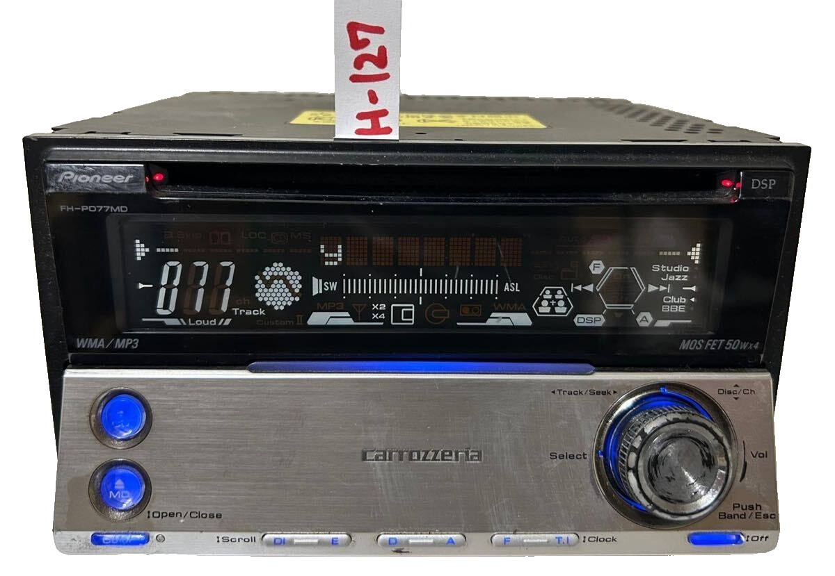 Pioneer Carrozzeria FH-P077MD 2DIN CD/MD/AM/FM Player Deck JDM | eBay