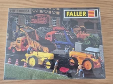 FALLER HO 180684 ROAD ROLLER WITH DRIVE  BUILDING KIT FACTORY SEALED BRAND NEW