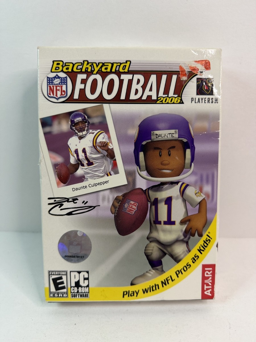 Baby Football [DVD](中古品) Vintage Backyard Football 2006 NFL PC CD-ROM Computer Video Game